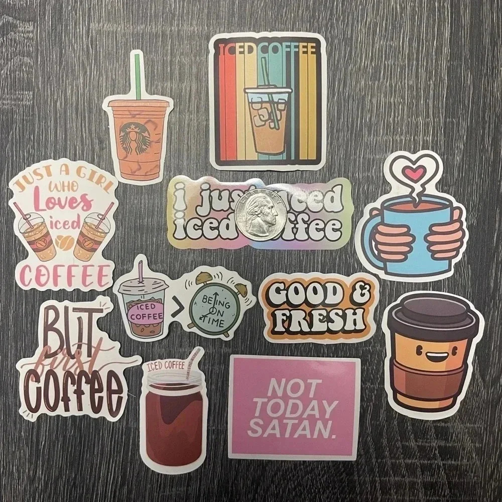 Coffee Sticker Bundle: Iced Coffee Edition - Picture 13 of 14